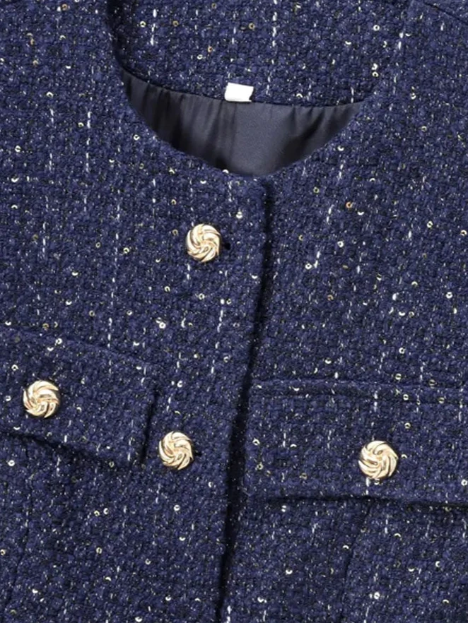 Damen Tweed Waistcoat mit Gürtel