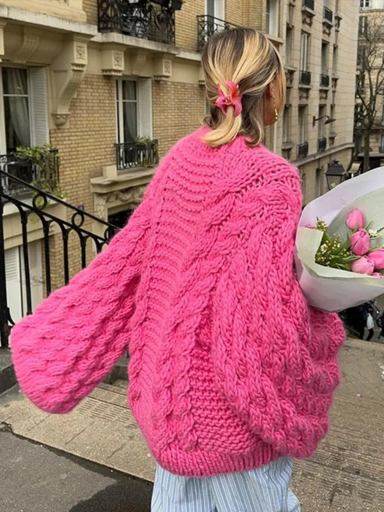 Strickpullover mit Rollkragen