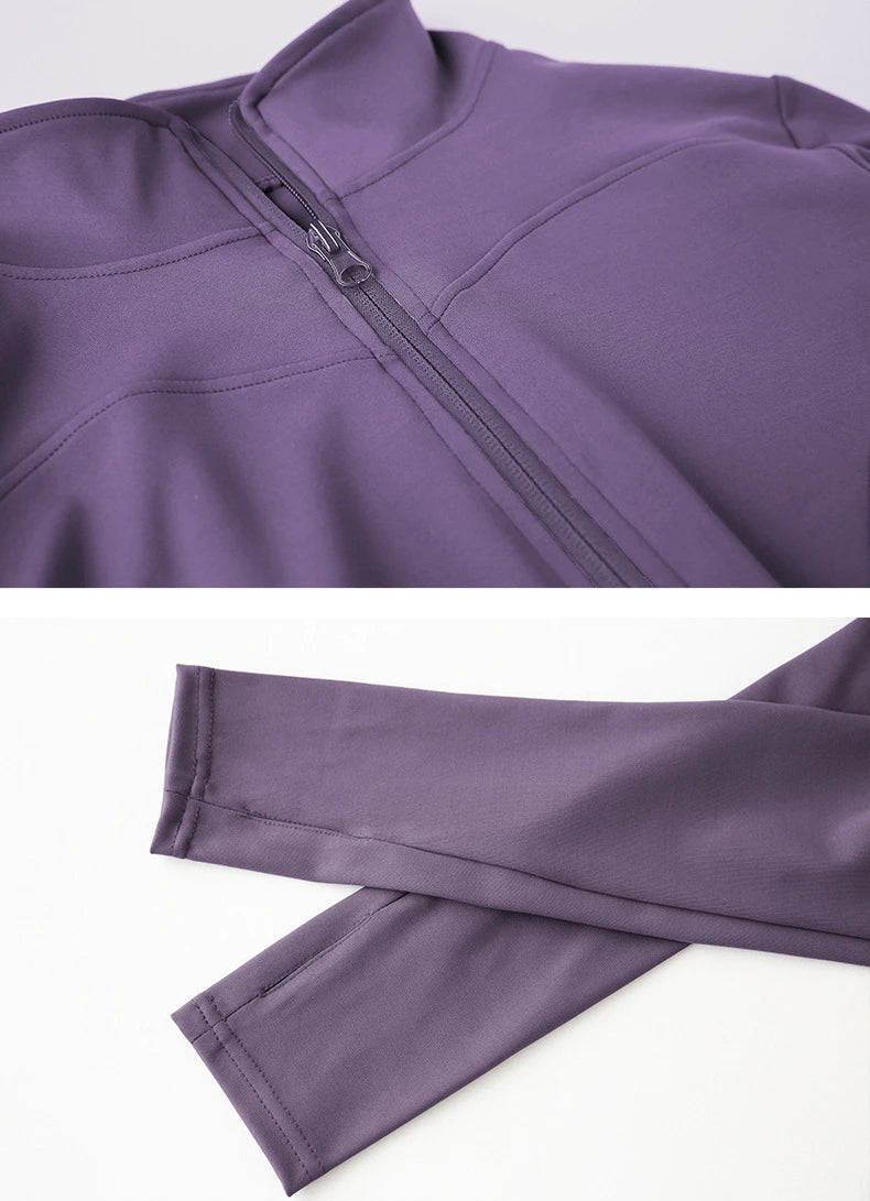 Damen Winter Sportjacke mit Reißverschluss