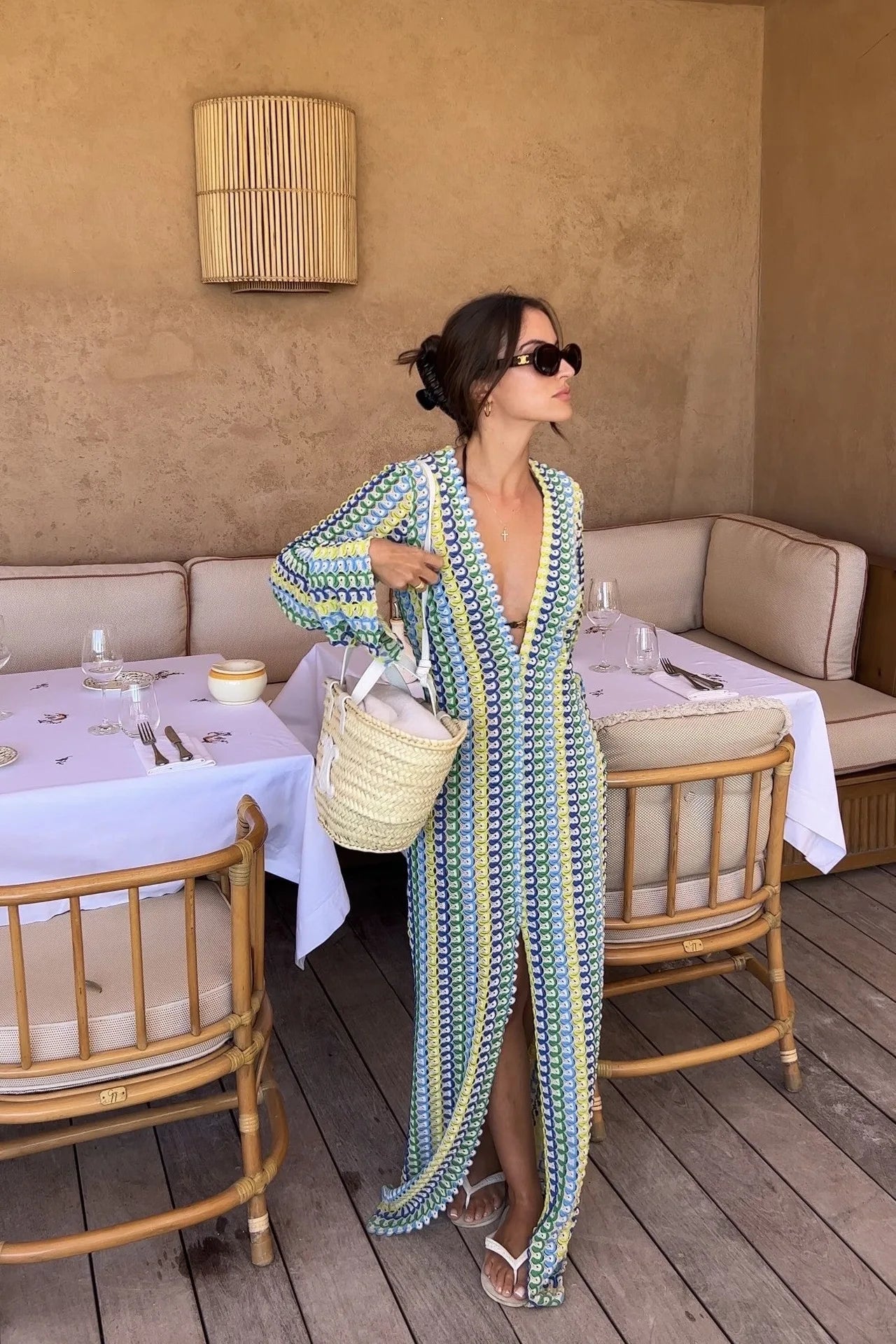 Rainbow Breeze Maxi Dress