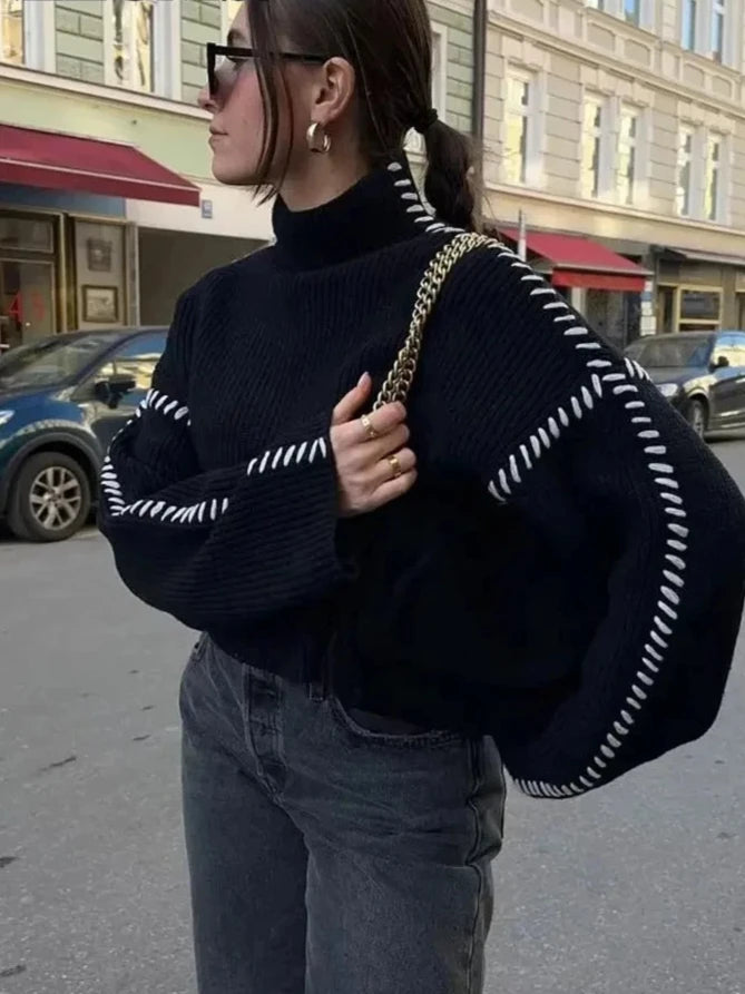 Oversize Turtleneck Sweater