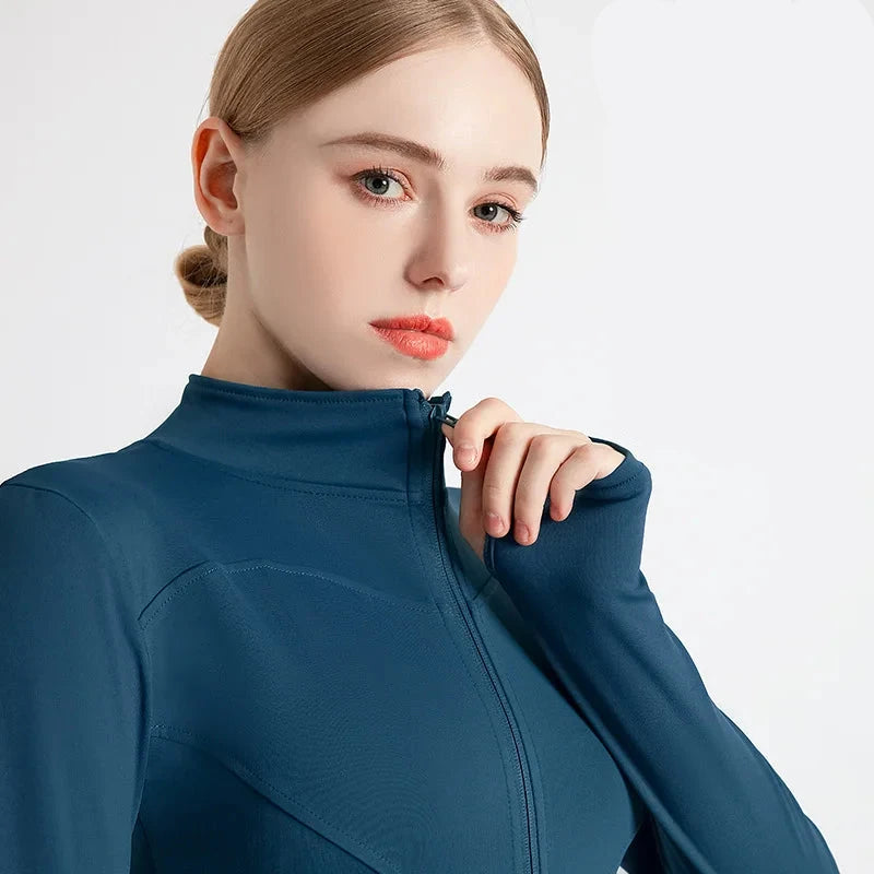 Damen Winter Sportjacke mit Reißverschluss