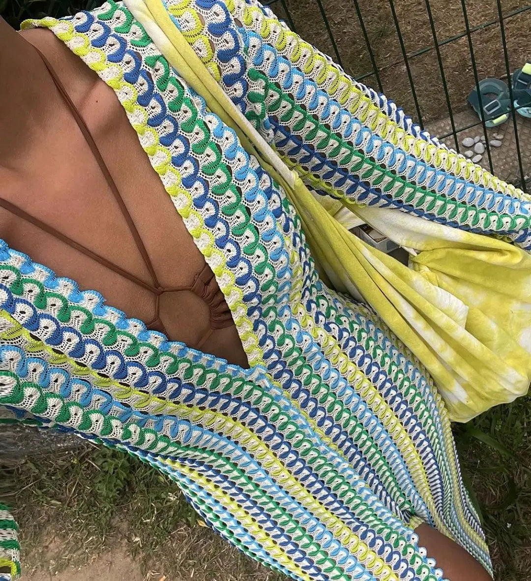 Rainbow Breeze Maxi Dress