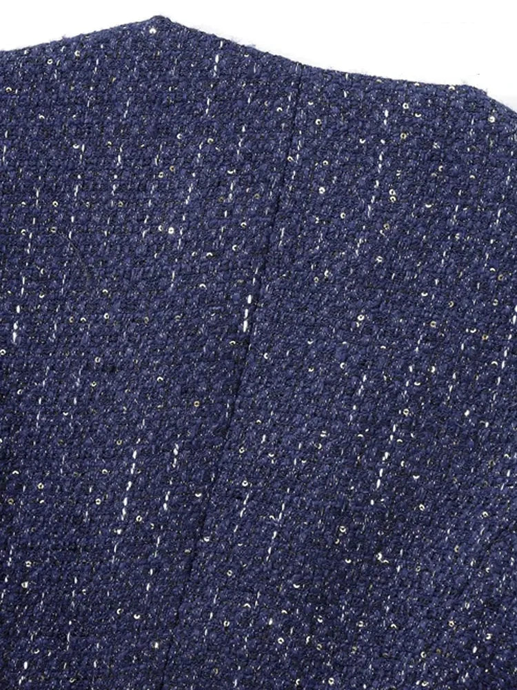 Damen Tweed Waistcoat mit Gürtel