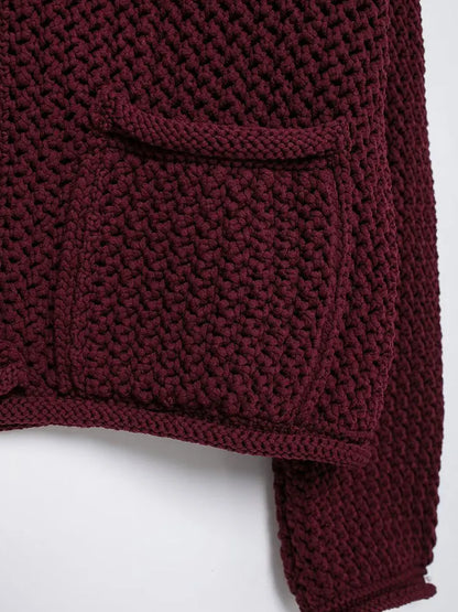 Streetwear Cardigan - Strickjacke für Herbst 2024