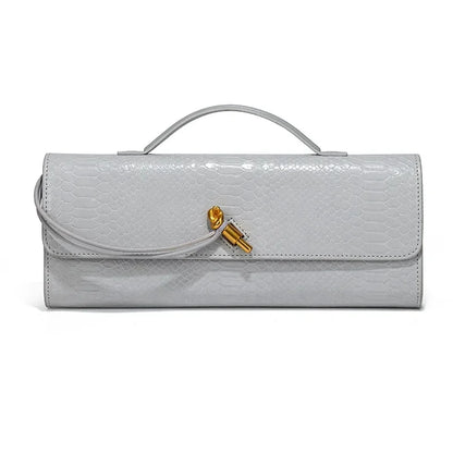 Elegante Vintage Krokodil-Muster Abendtasche