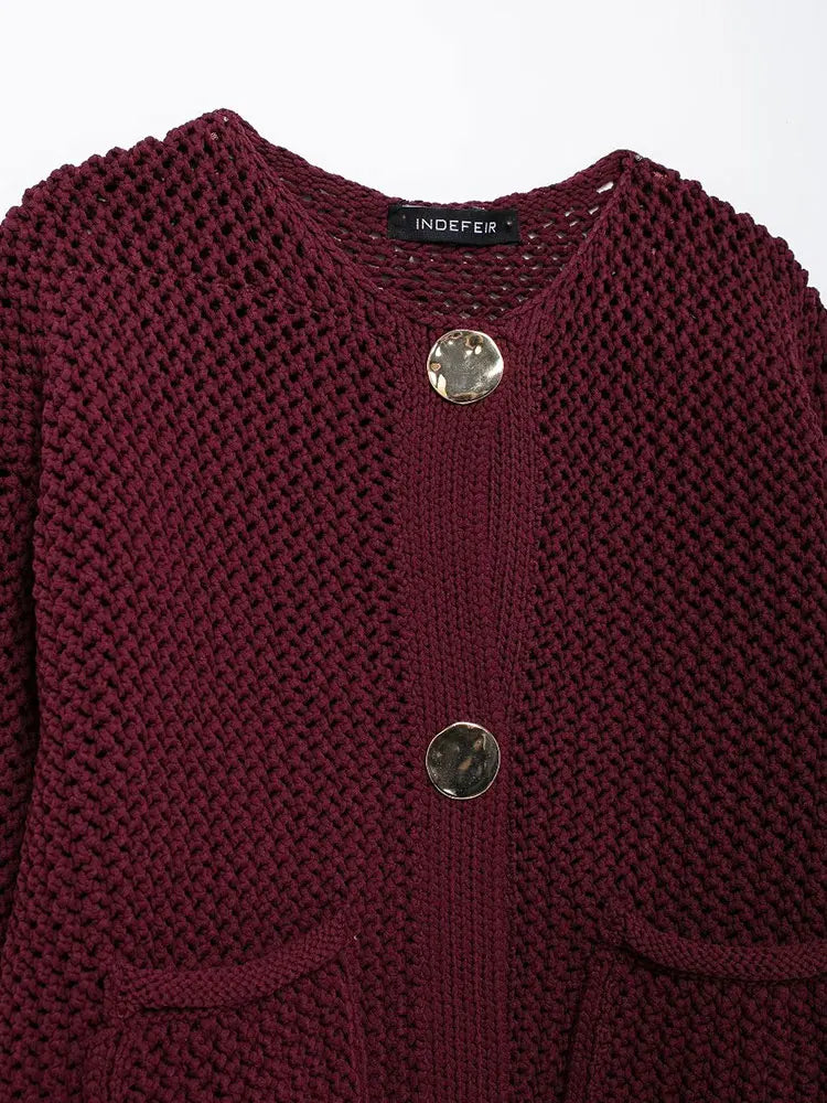 Streetwear Cardigan - Strickjacke für Herbst 2024