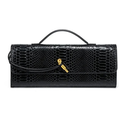 Elegante Vintage Krokodil-Muster Abendtasche