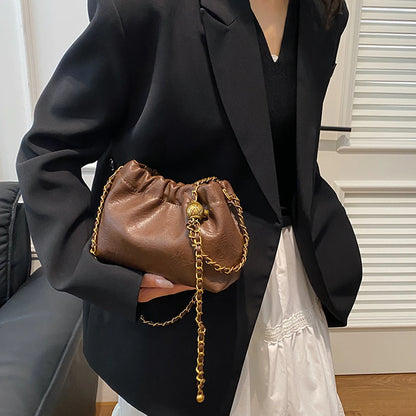 Stylish Pleated Crossbody Bag