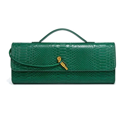 Elegante Vintage Krokodil-Muster Abendtasche