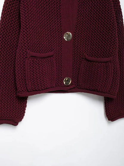 Streetwear Cardigan - Strickjacke für Herbst 2024